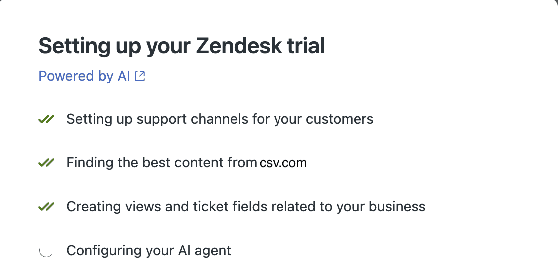configuration auto zendesk