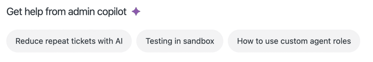 suggestions zendesk