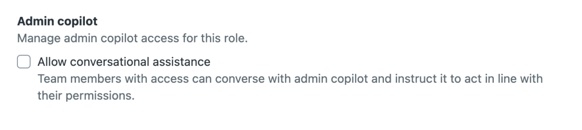 admin copilot role permission